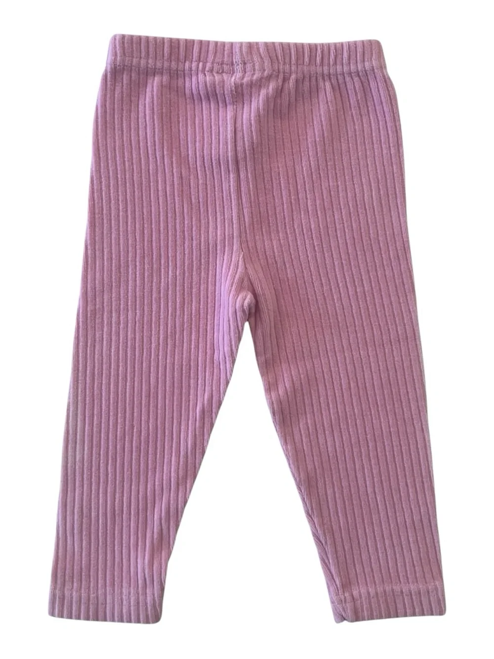 Vintage 90s Pink Velour Baby Leggings